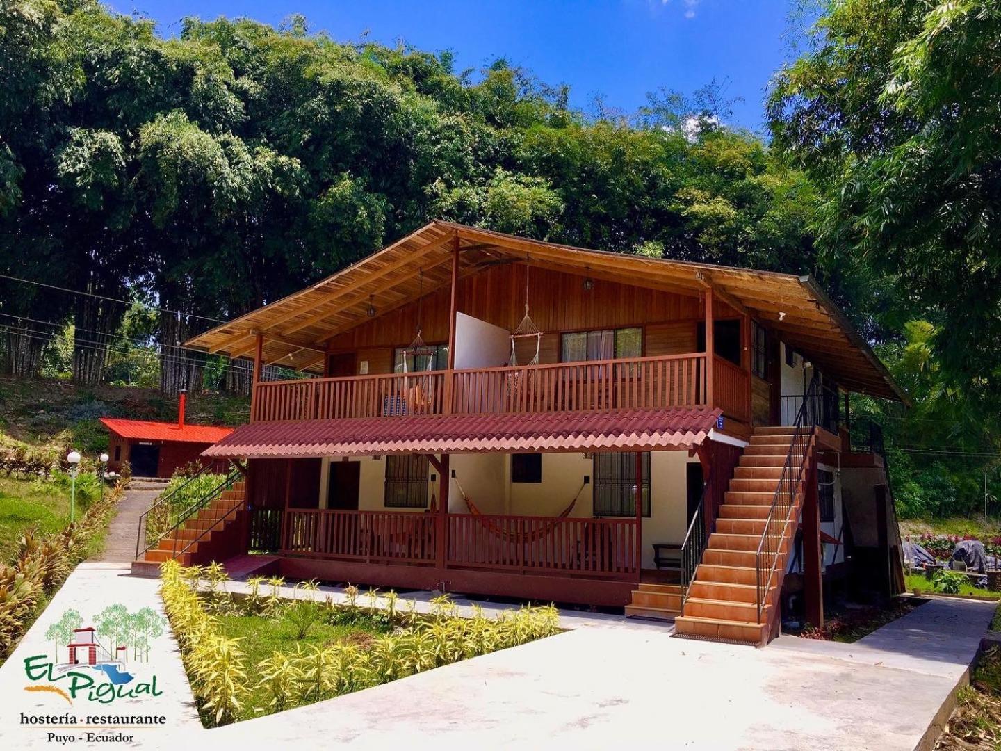 Hosteria Finca El Pigual Пуйо Экстерьер фото